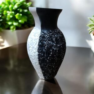 Monochrome Elegance Vase