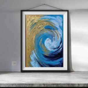 Golden Swirl of Serenity