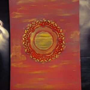 Radiant Golden Sunburst